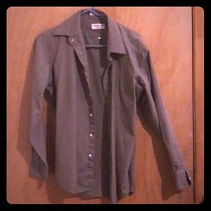 YSL button down shirt size: 15 1/2, 32-33